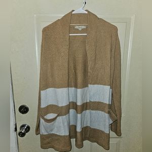 Open-faced LOFT caridgan